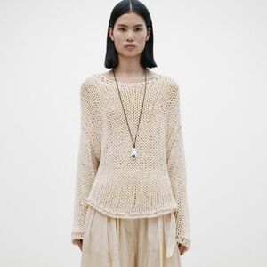 Zara open knit sweater